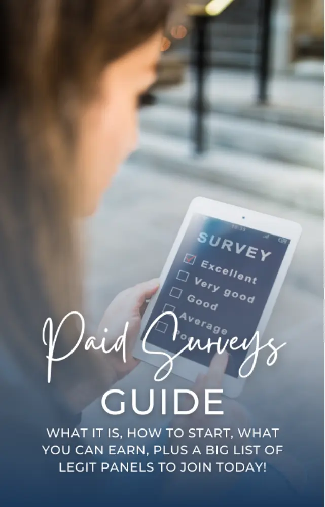 Paid Surveys Guide ebook cover
