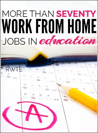 work from home jobs in education