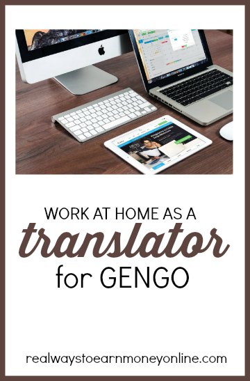 Gengo review - how to work at home as a translator for Gengo.