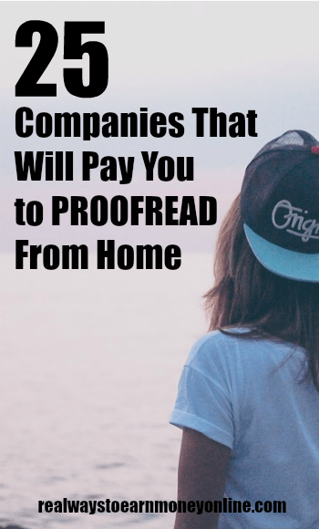 Are you a grammar expert? If so, you may be able to use your skills and work at home. Here's a list of 25 companies that will pay you to proofread. #workfromhome #workathome #makemoneyfromhome