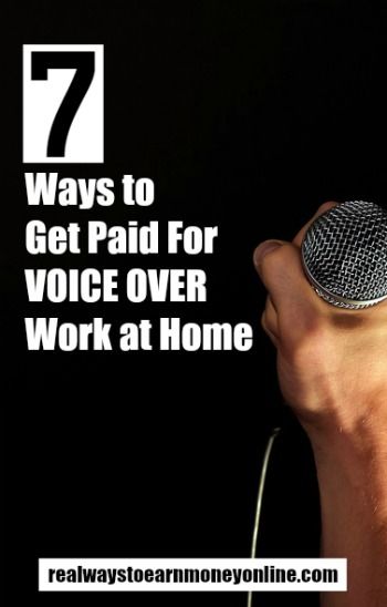 Do you have a memorable voice? Then you might want to check out this list of 7 ways to get paid for voice over work from home.