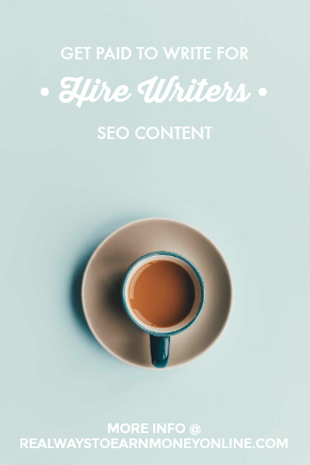 Work at home and earn extra money writing SEO content for Hire Writer's clients.