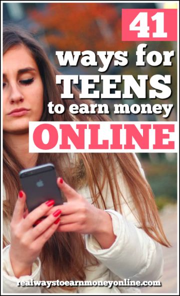 Online jobs for teens. See these 41 ways teens can earn money online. #makemoneyonline #onlinejobsforteens