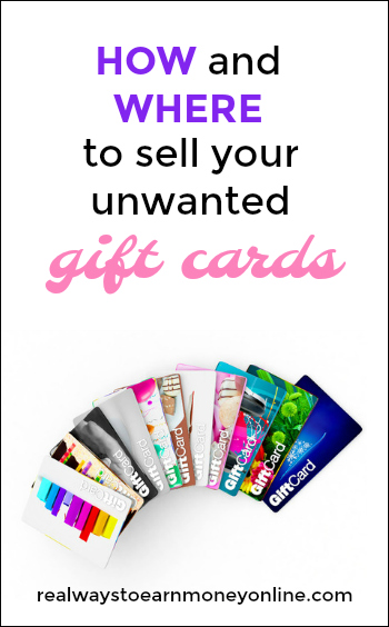 How and where to sell your gift cards online. 