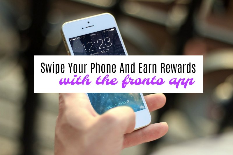 Swipe your phone and earn rewards with the Fronto app.