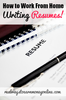 Resume writing work