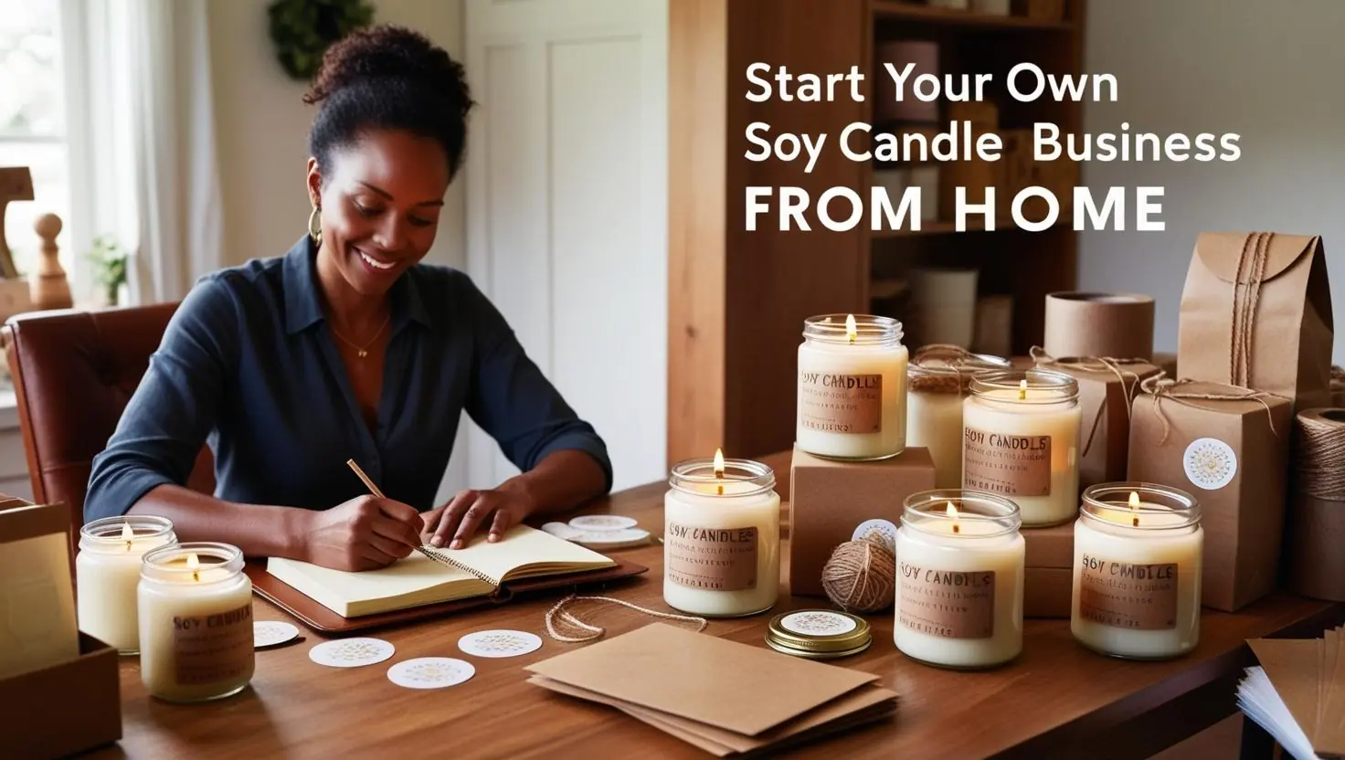soy candle business