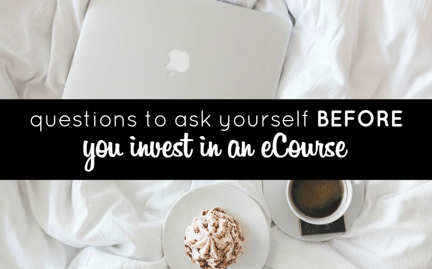 questions to ask before you invest in an e-course