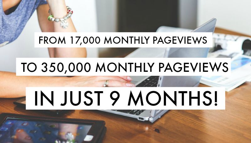 Blogger Success Interview: From 17K to 350K Monthly Page Views in 9 Months!