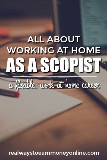 Did you know you can work from home as a scopist? This is a lesser-known work at home field ideal for people with "eagle eyes."