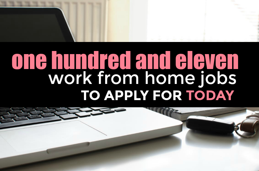 Are there really work from home jobs