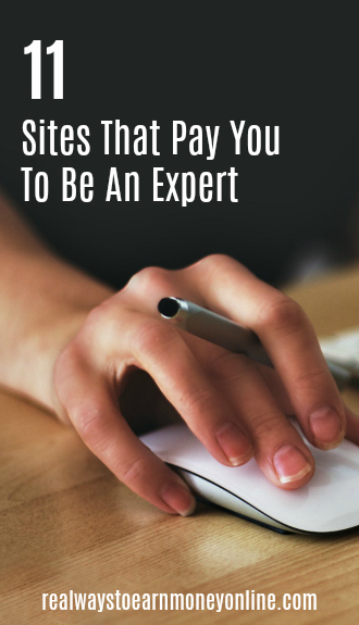 11 sites that pay you to be an expert! #workathome #expertjobs #workfromhome