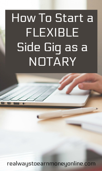 Want to know how to become a notary? This is flexible work you can do from home (or outside the home) on your own time. It can be a side job or full-time.