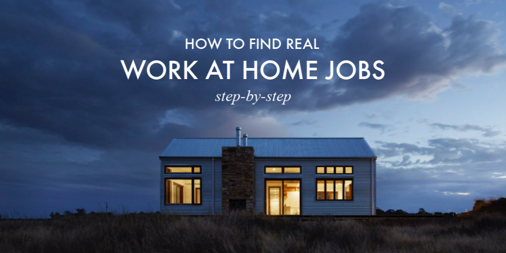how to find work at home jobs