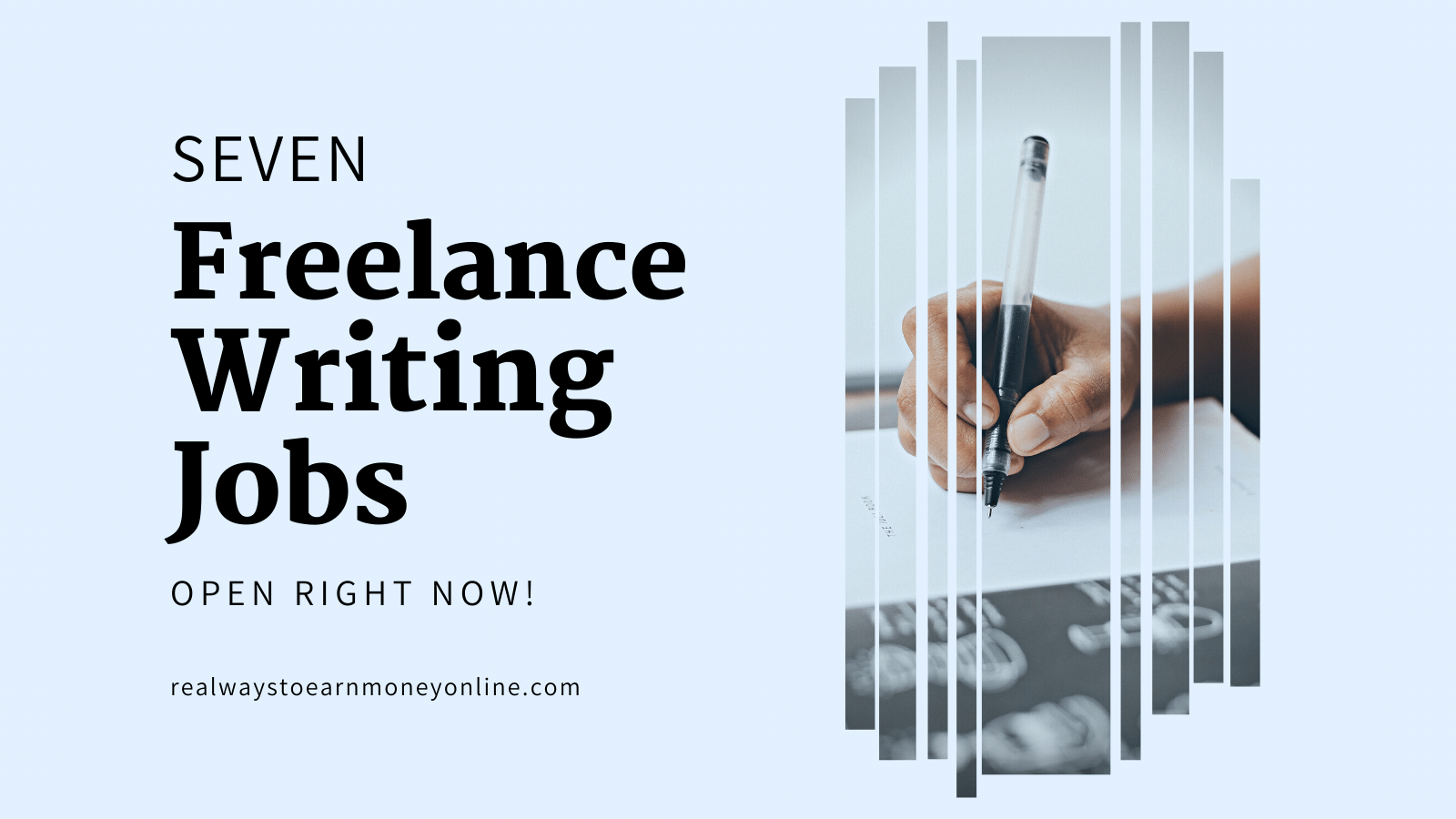 freelance writing jobs open now