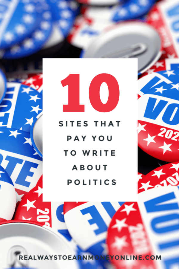 How to get paid to write political articles.