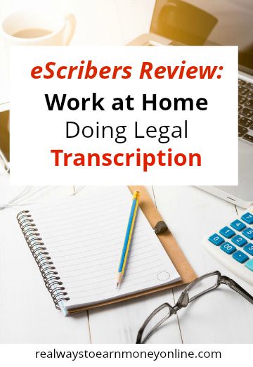 eScribers review - work at home doing legal transcription.