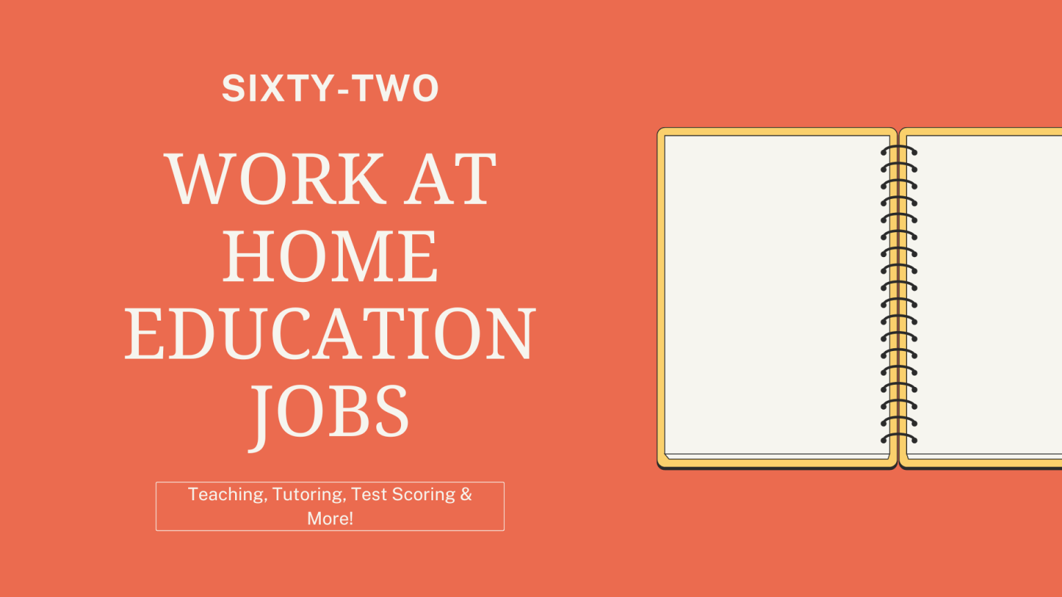 work from home jobs masters in education