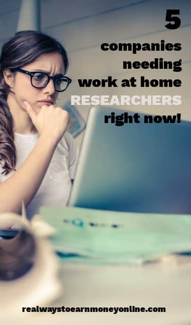work at home online research jobs