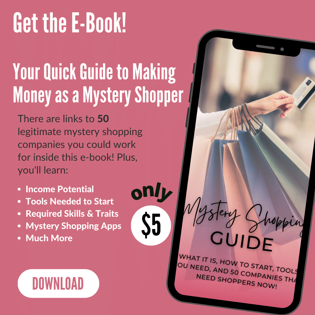 mystery shopping ebook promo