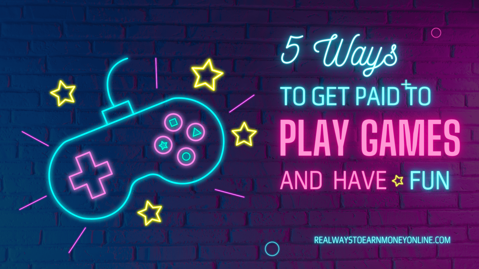 How to get paid to play games.