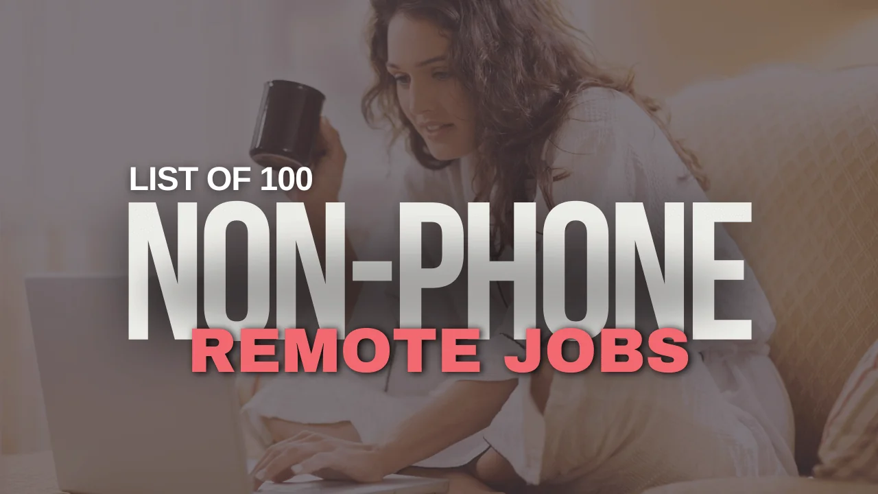 non phone jobs