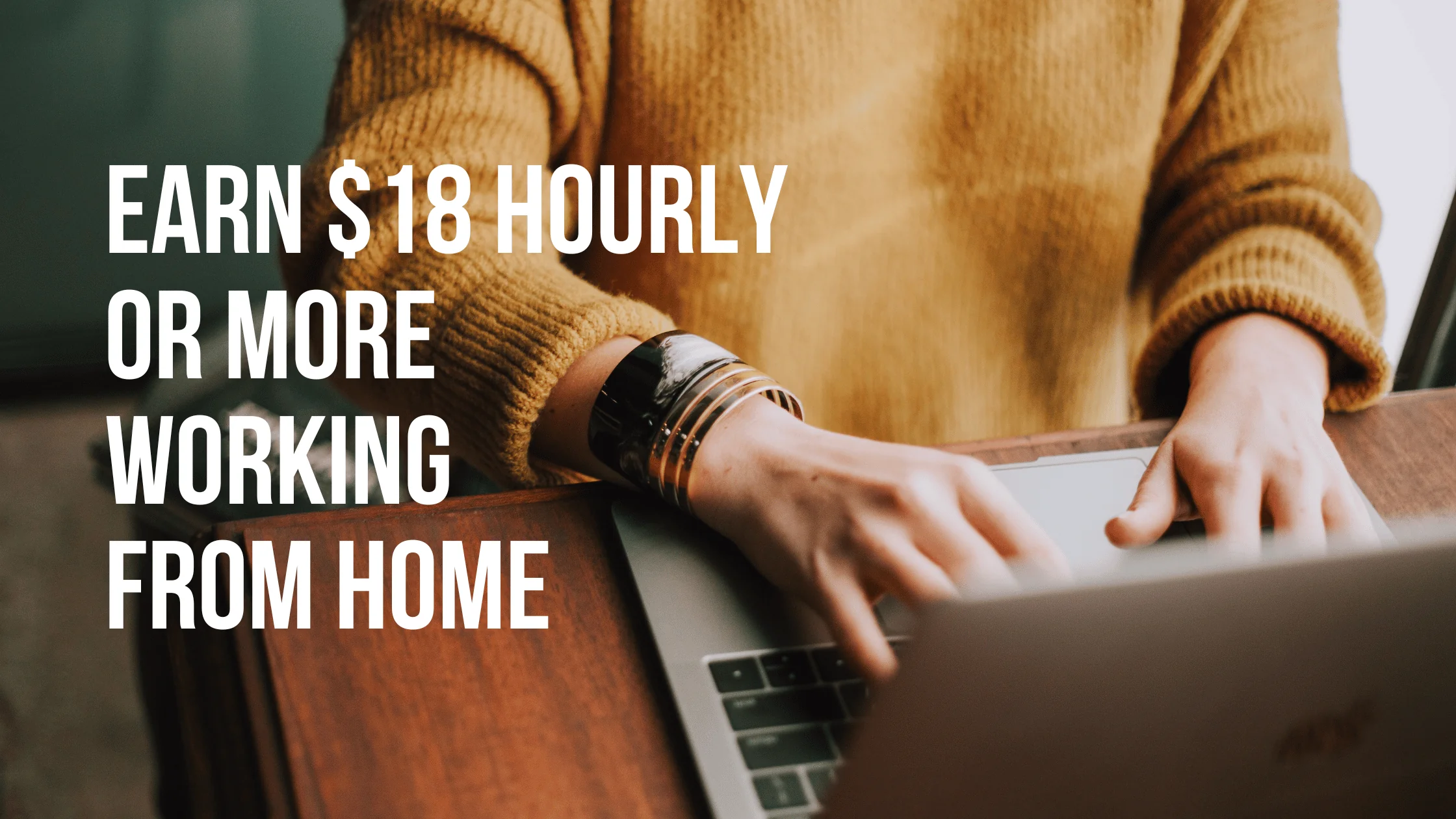 18 or more hourly working from home