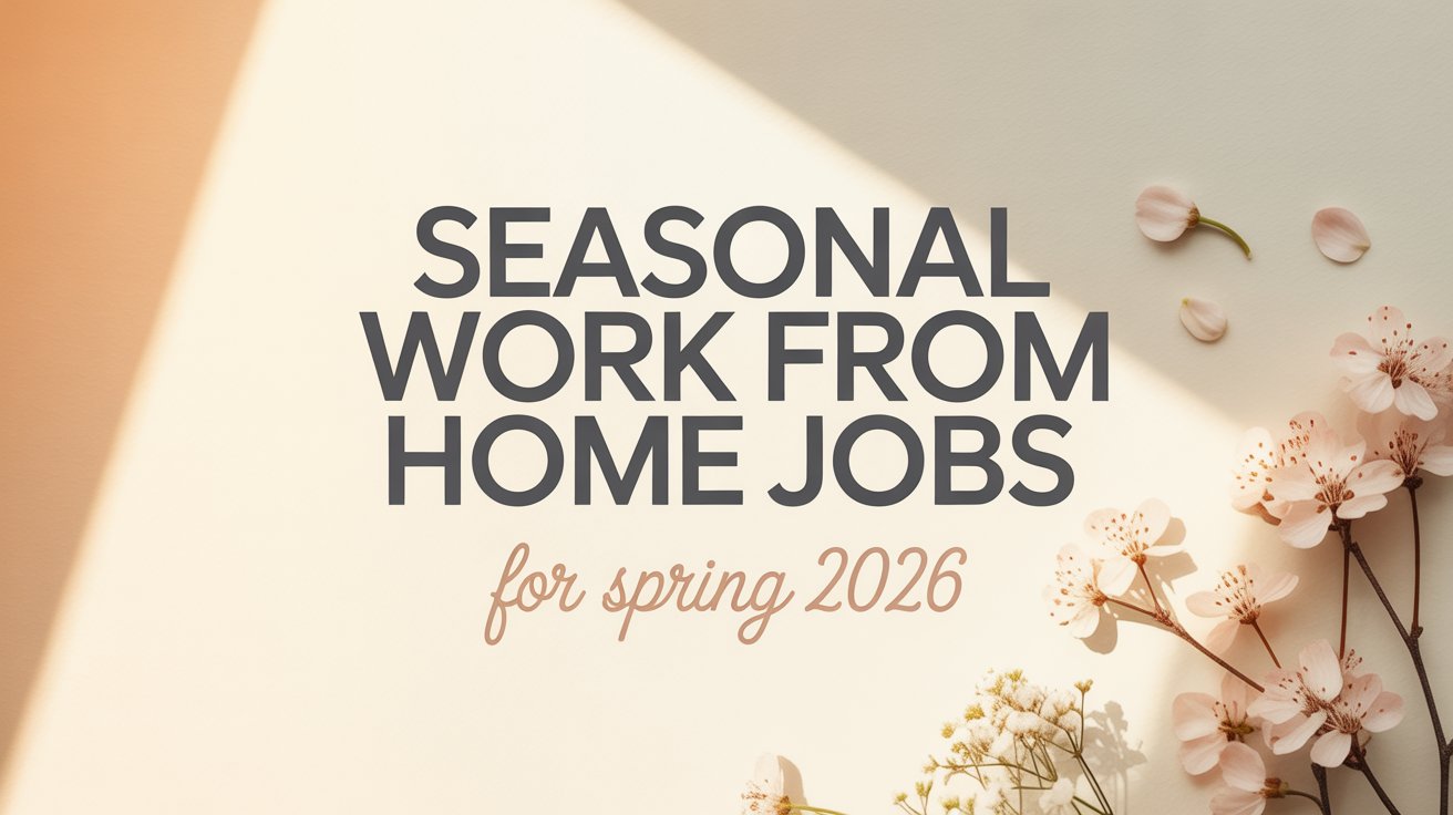 seasonal spring work at home jobs