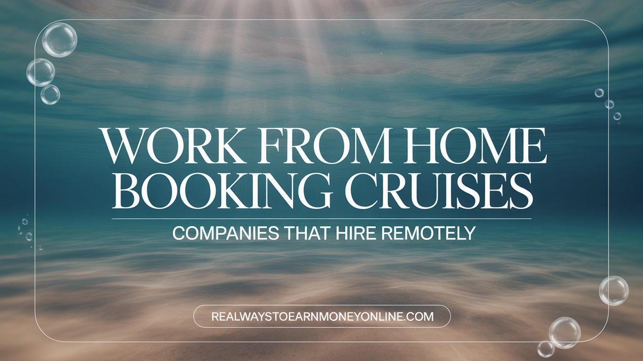 work at home booking cruises