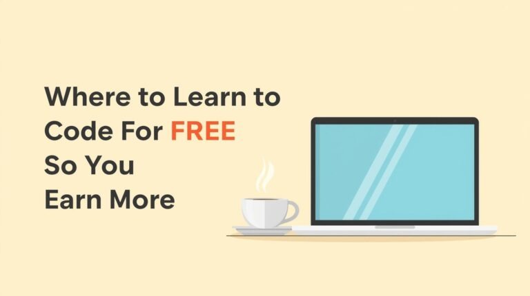 Learn to Code From Home for Free and Start Earning More