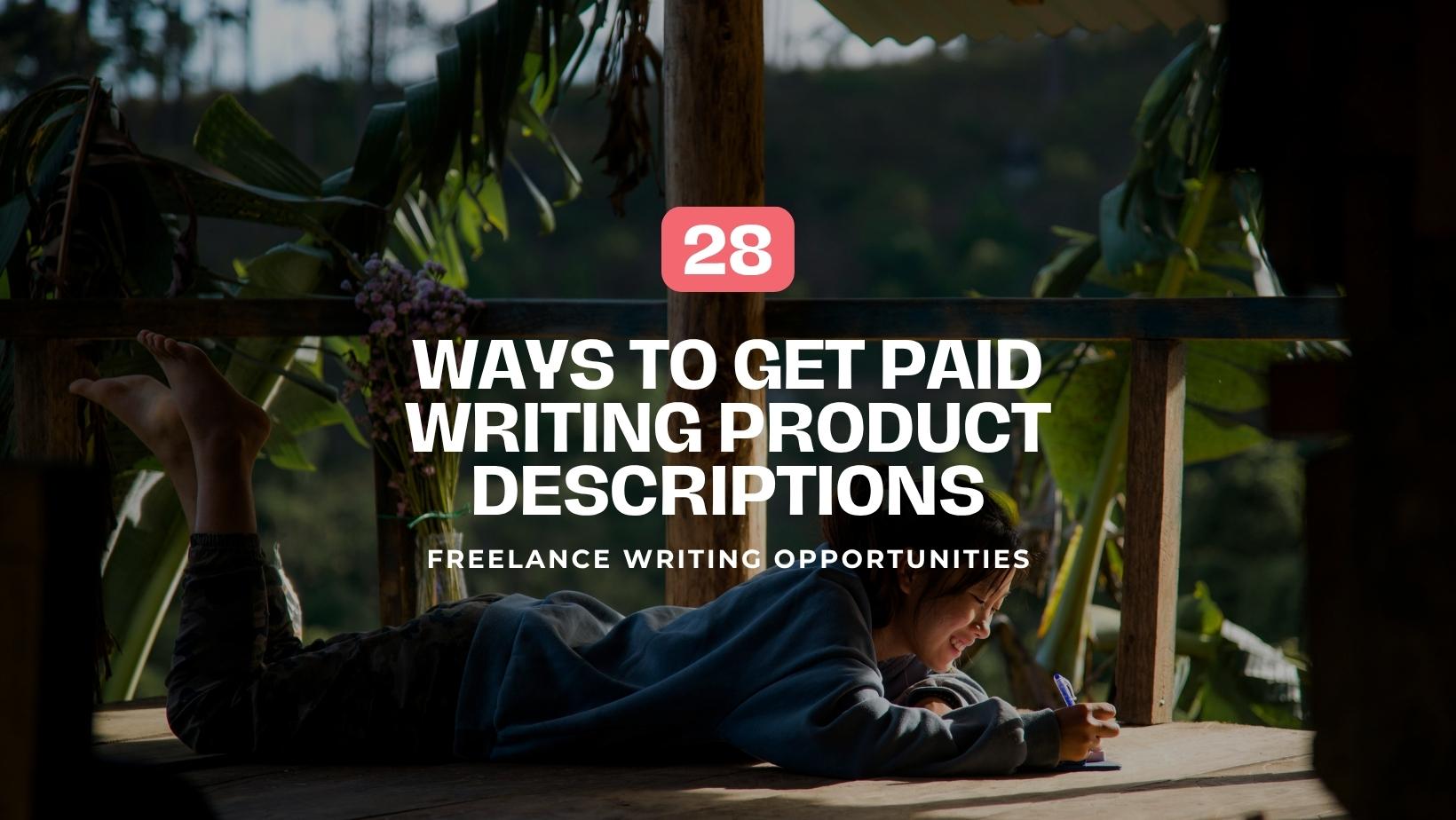 Product description writing