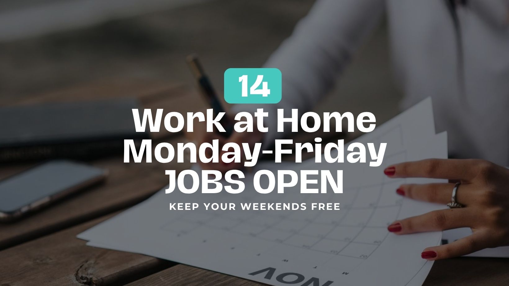 monday to friday jobs
