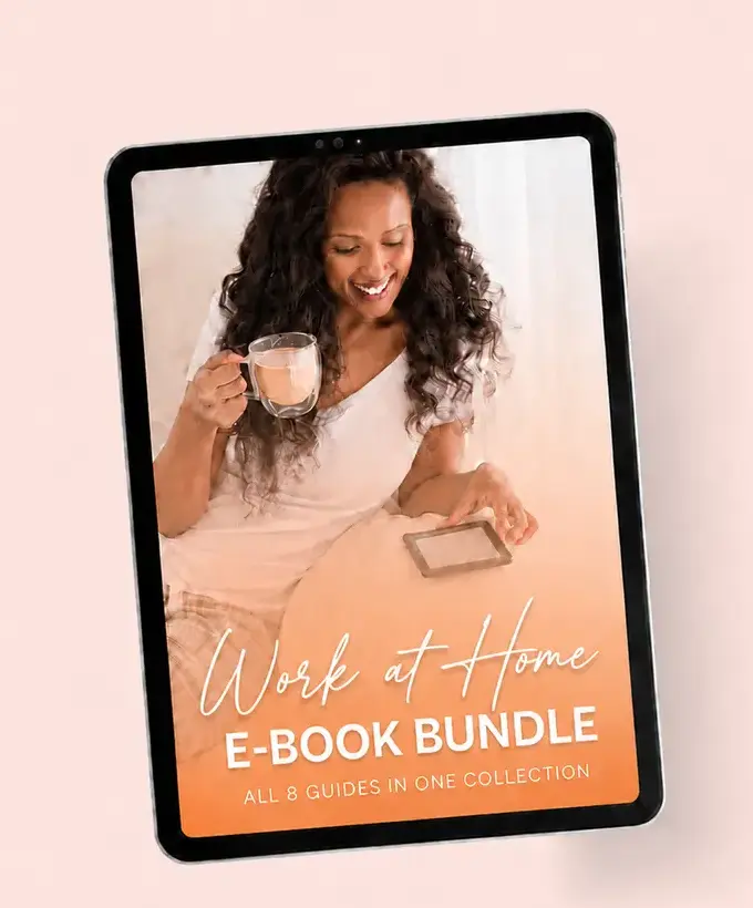Work at Home E-Book Bundle on an e-reader