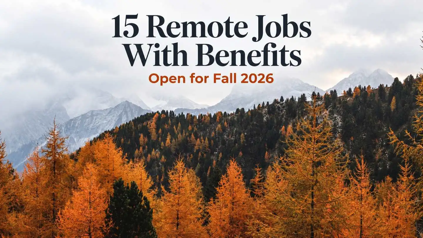jobs with benefits open for fall