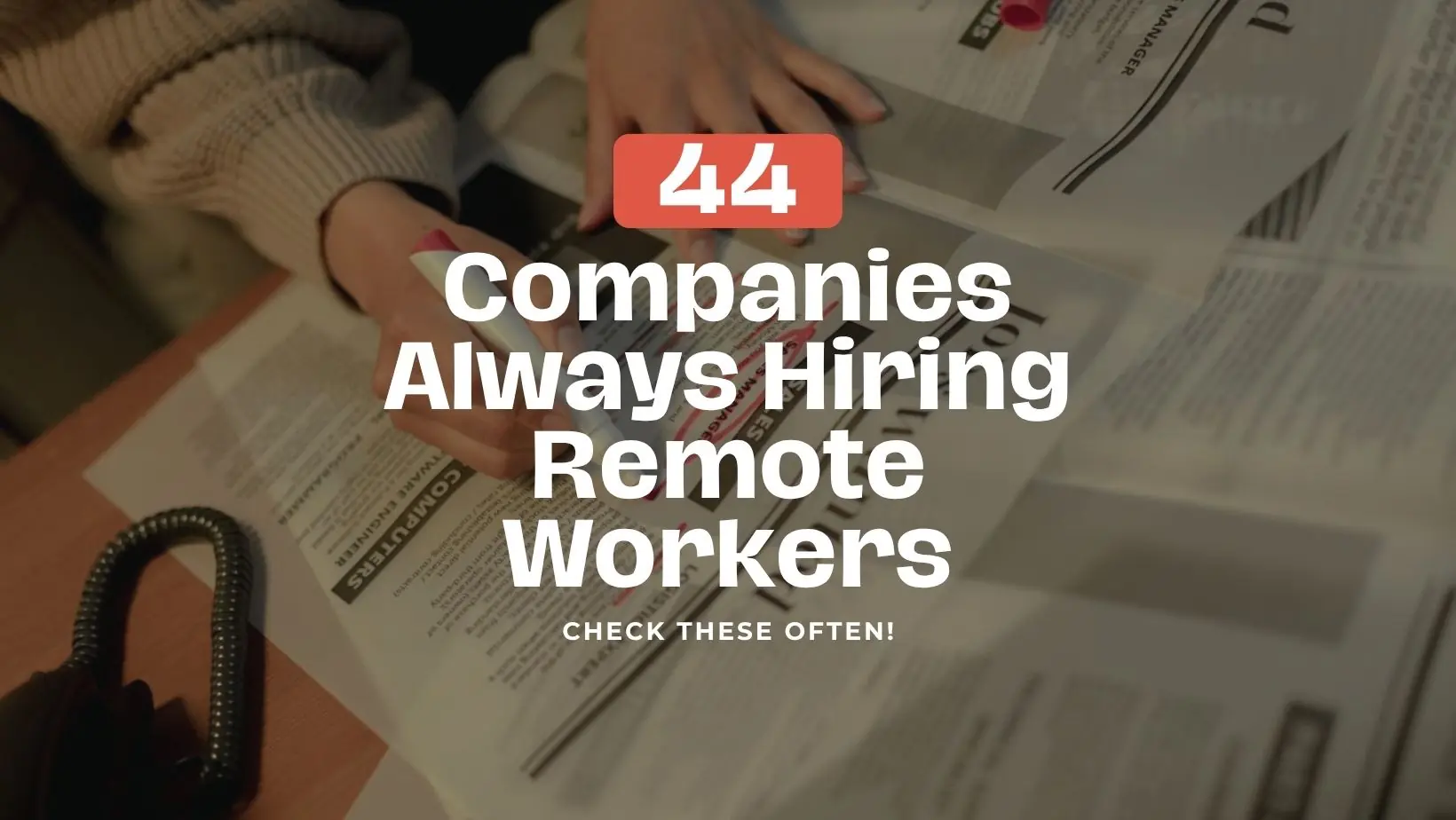 companies always hiring
