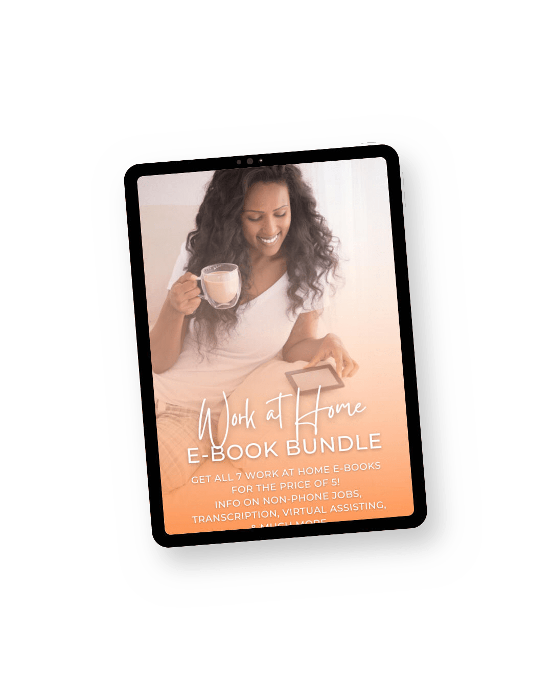 Work at Home E-Book Bundle on an e-reader
